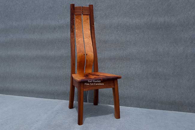 chair facing forward
